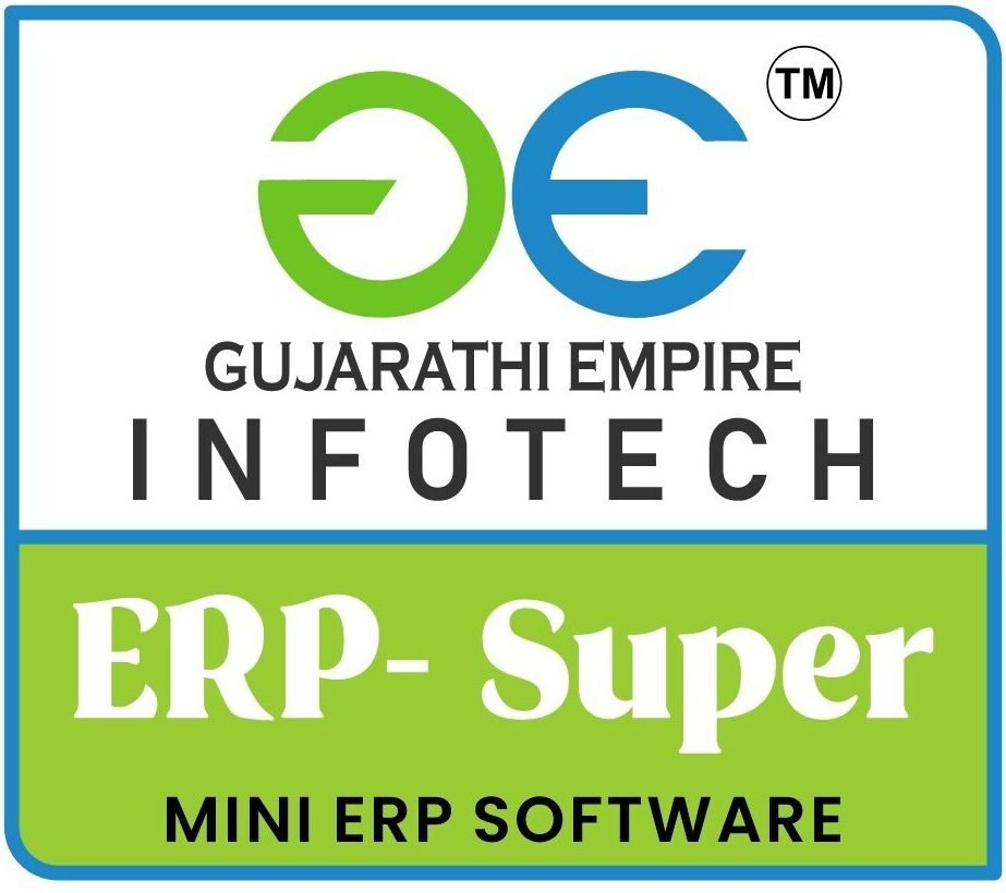 GE ERP Super software logo for SME finance and operations management.